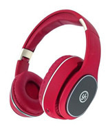 Winex YK Tek Mikrofonlu 5.0 Silikonsuz Kablosuz Kulak Üstü Bluetooth Kulaklık Kırmızı