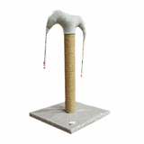 Bedspet Oyuncaklı 50 cm Kedi Tırmalama Direği Gri