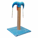 Bedspet Oyuncaklı 50 cm Kedi Tırmalama Direği Mavi