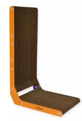 Rotipet Oyuncaklı Kedi Otlu 68 cm Kedi Tırmalama Rampası Turuncu