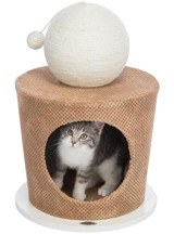 Trixie Oyuncaklı 50 cm Kedi Tırmalama Evi