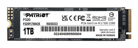 Patriot P320 P1TBM28 PCIE M2 1 TB m2 2280 SSD