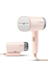 Kiwi KSI 645 1200 W 18 gr/dk Alüminyum Tabanlı Kablolu Buharlı Seyehat Ütüsü Pembe