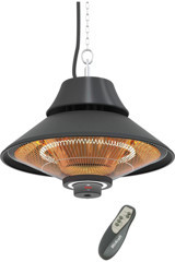 Mirkraft Elirg R.C. 2000 Watt Duvar Tipi Infrared Isıtıcı Siyah