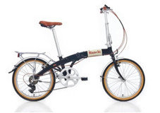 Bianchi Folding New Vintage 290H 20 Jant 7 Vites Katlanır Şehir / Tur Bisikleti Siyah