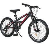 TommyBike RIVEN Alüminyum Kadro 20 Jant 21 Vites Amortisörlü Dağ Bisikleti Kırmızı
