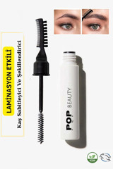 Pop Beauty Suya Dayanıklı Şeffaf Maskara Kaş Sabitleyici
