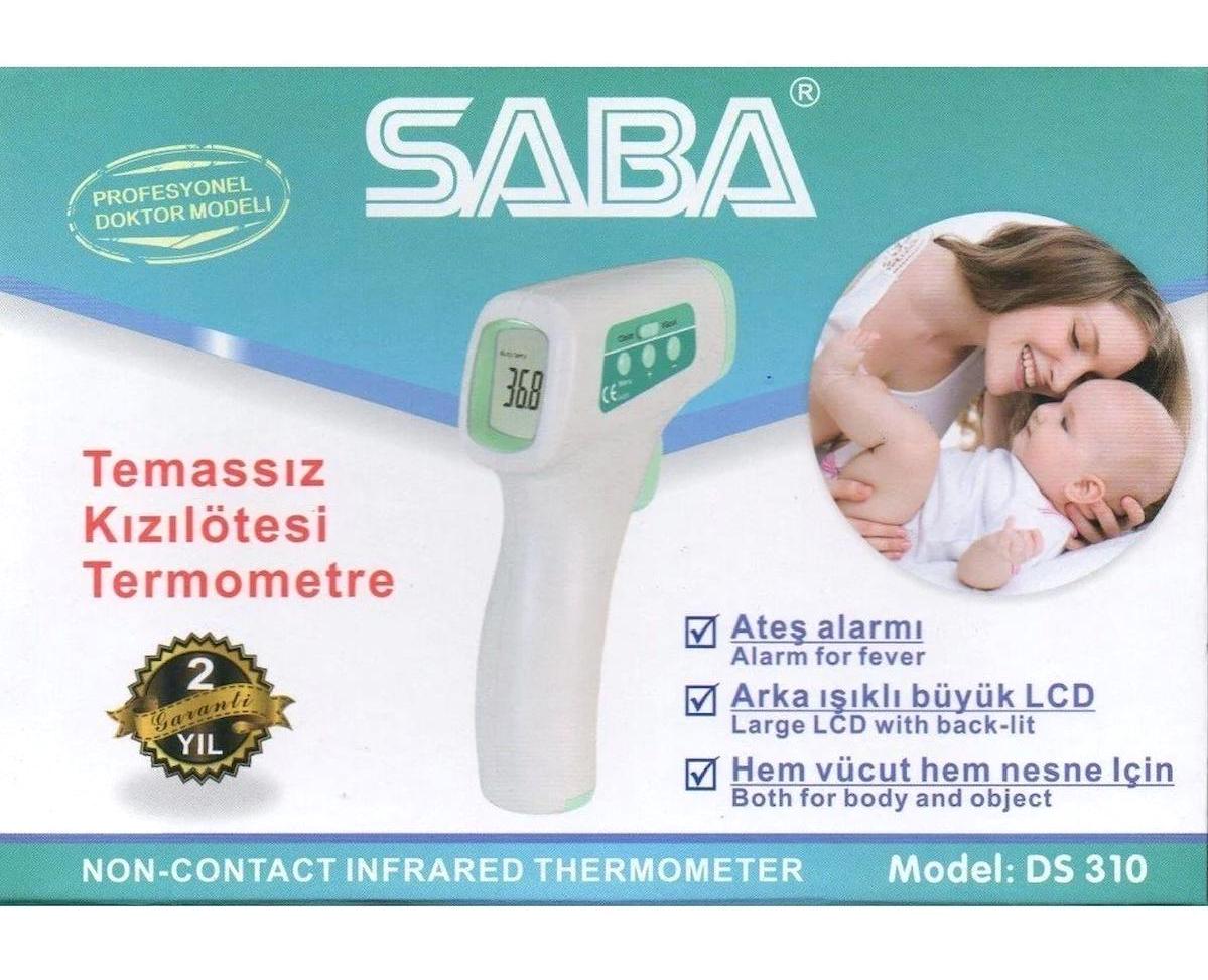 Saba DS-310 Alından Temassız Dijital Tabanca Yetişkin Ateş Ölçer