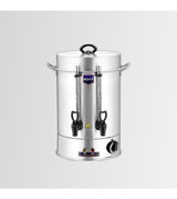 Remta REM.R12 1500 W 9 lt Çelik Tek Demlikli Çift Musluklulu Elektrikli Semaver Gümüş