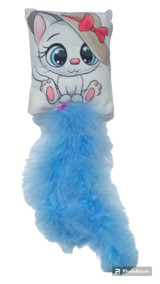 Glipet Peluş Tüylü Isırma Yavru-Yetişkin Peluş Kedi Oyuncağı