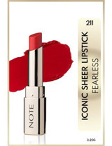 Note Iconic Sheer Lipstick 211 Fearless Parlak Krem Lipstick Ruj