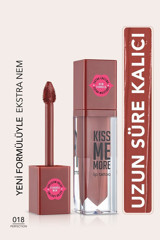 Flormar Kiss Me More-018 Kalıcı Mat Likit Lipstick-Tüp Ruj