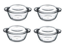 Paşabahçe 97343 8'li Cam Saklama Kabı 4x275 ml