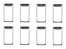 Paşabahçe 43736 Vakumlu 16'lı Cam Saklama Kabı 8x730 ml