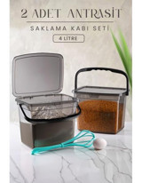 Kitchen Life 2'li Plastik Saklama Kabı 2x4 lt