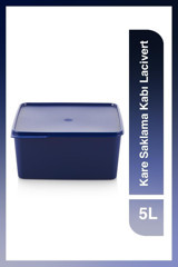 Tupperware Kare 2'li Plastik Saklama Kabı 5 lt