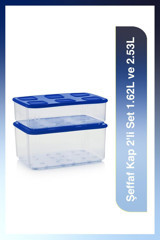 Tupperware Şeffaf 4'lü Plastik Saklama Kabı