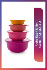 Tupperware Aloha Kap 8'li Plastik Saklama Kabı