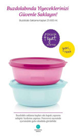 Tupperware Şekerpar 4'lü Plastik Saklama Kabı 2x600 ml