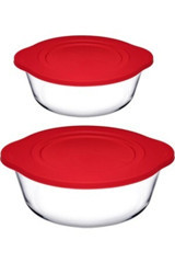 Paşabahçe 005oa 4'lü Cam Saklama Kabı 2x2.1 lt