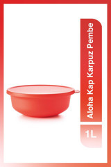 Tupperware Aloha Pembe 2'li Plastik Saklama Kabı 1 lt