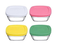 Paşabahçe Pudding 96840 8'li Cam Saklama Kabı 4x310 ml