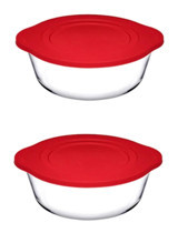 Paşabahçe 59001 4'lü Cam Saklama Kabı 2x2.1 lt