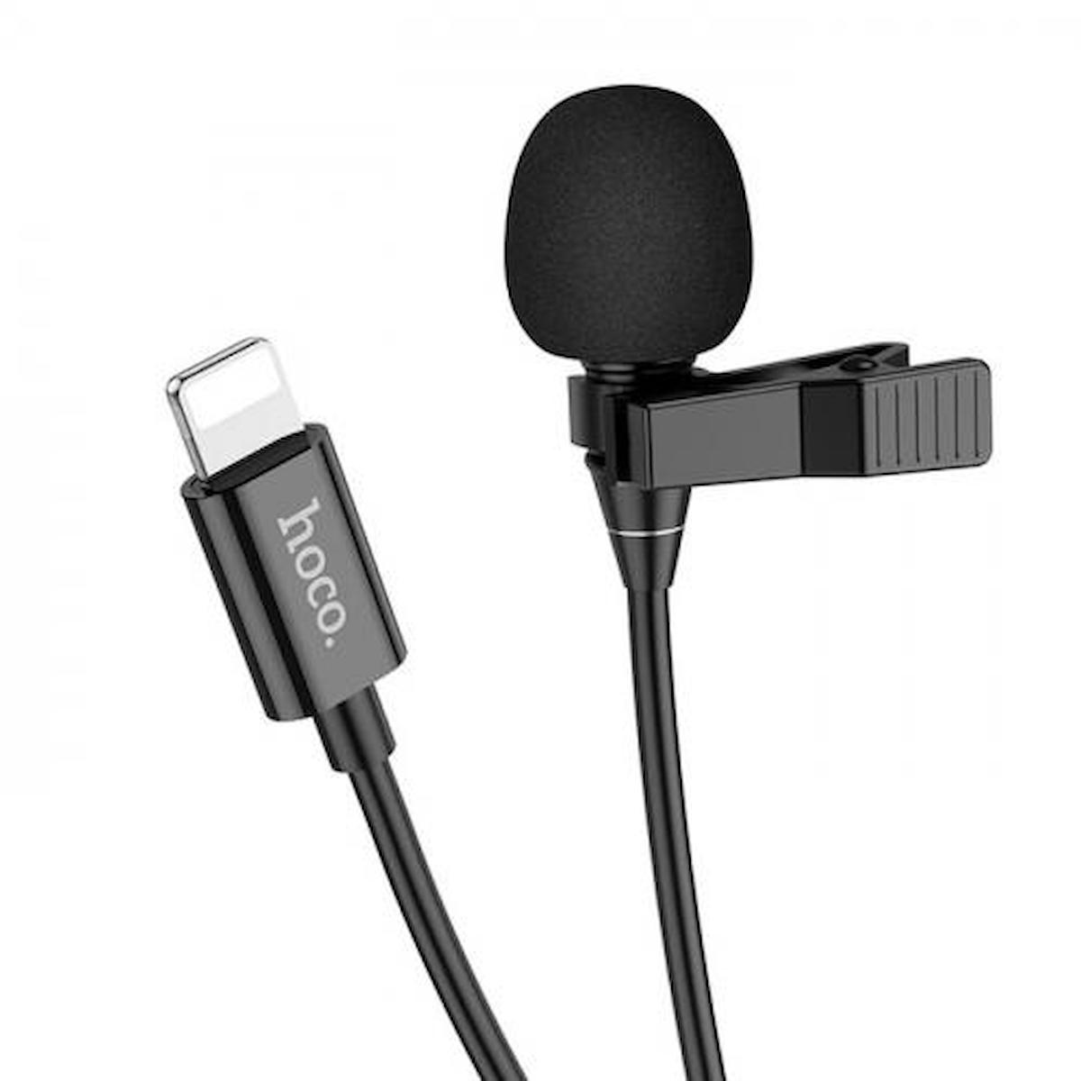 Polham HC Series 2 Condenser Lightning Kablolu Yayıncı Profesyonel Siyah Yaka Mikrofon