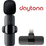 Daytona K9L Condenser Lightning Kablosuz Yayıncı Siyah Yaka Mikrofon