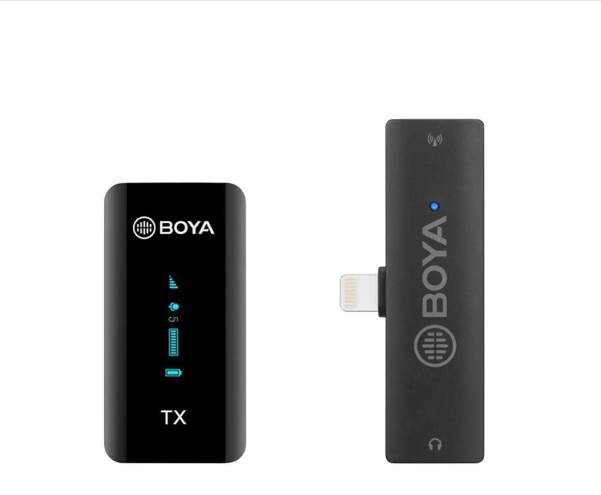 Boya BY-XM6-S3 Condenser Kablosuz Yayıncı Siyah Yaka Mikrofon
