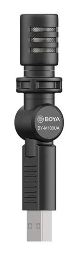 Boya By-M100Ua Condenser Type A Kablolu Siyah El Mikrofon