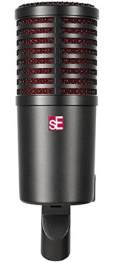 sE Electronics DynaCaster Dynamic Condenser Dinamik Kablolu Yayıncı Siyah El Mikrofon