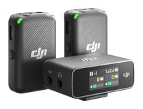 DJI Mic Condenser Kablosuz Yayıncı Siyah Yaka Mikrofon