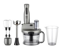 Fakir Mr. Chef Quadro 1000 W Çırpıcılı Buz Kırıcılı Turbo Fonksiyonlu Antrasit Mikser Seti