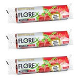 Florex Çilek Kokulu Büzgülü Orta Boy 55x60 cm Çöp Poşeti 3x10 Adet Pembe