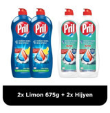 Pril Türkiye Serisi Amasya Limon Kokulu El Bulaşık Deterjanı 4x675 gr