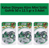 Kahve Dünyası Küre Mini Sütlü Çikolata 3x50 Adet
