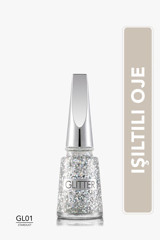 Flormar Glitter Stardust 01 Stardust Sedefli Oje