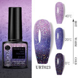 UrSugar URT023 Lila-Pembe-Siyah Sedefli Oje