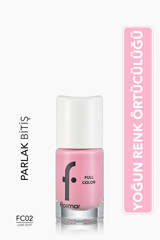 Flormar Full Color 02 Pembe Mat Oje