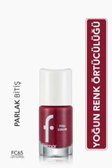 Flormar 65 Bordo Parlak Oje