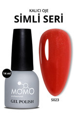 Momo S023 Kırmızı Kalıcı Parlak Oje