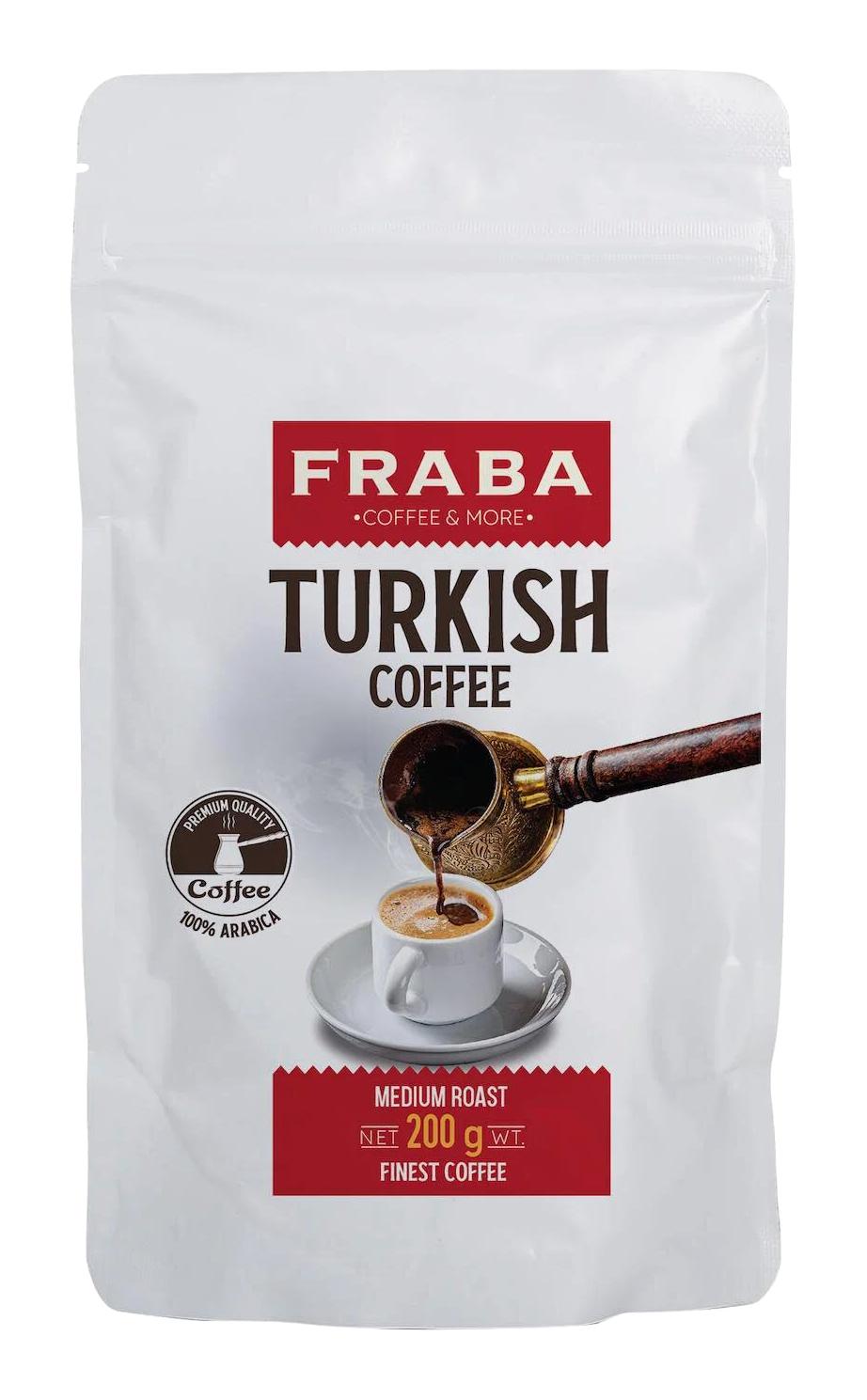 Fraba Sade Orta Kavrulmuş Türk Kahvesi 200 gr