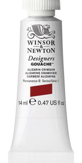 Winsor & Newton Designers 004 Tüp Kırmızı 14 ml Guaj Boya