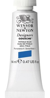 Winsor & Newton Designers 514 Tüp Mavi14 ml Guaj Boya