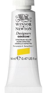 Winsor & Newton Designers 627 Tüp Sarı 14 ml Guaj Boya