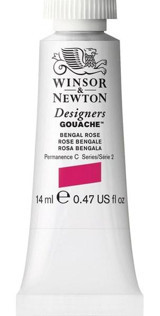 Winsor & Newton Designers 028 Tüp Pembe 14 ml Guaj Boya