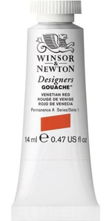 Winsor & Newton Designers Tüp Kırmızı 14 ml Guaj Boya