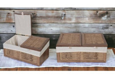 Woodluck Kapaklı Kahverengi Ekmek Kutusu