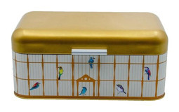 Evle Birdcage Kapaklı Çok Renkli Ekmek Kutusu